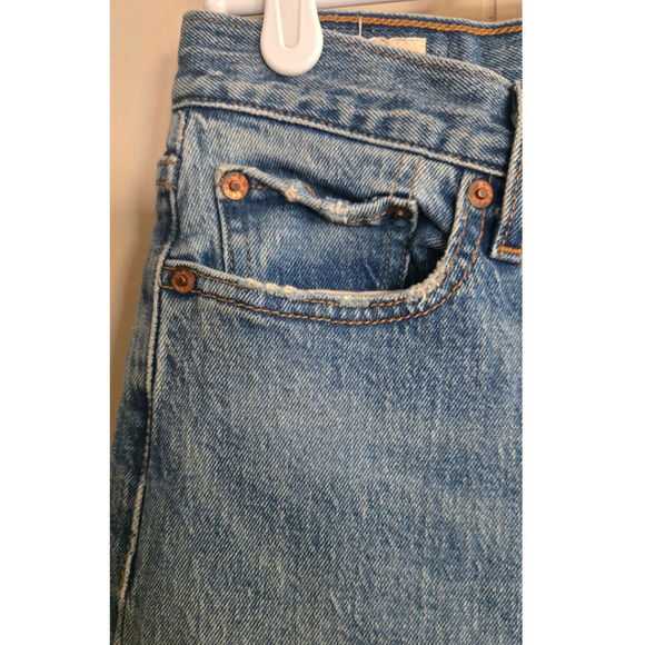 Levi's Premium Wedgie Size 25 Boys\Young Men's Button Fly Big E Jeans - Picture 2 of 12